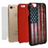 Guard Dog American Might Rugged American Flag Hybrid Phone Case for iPhone 7/8/SE , Black
