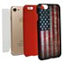 Guard Dog American Might Rugged American Flag Hybrid Phone Case for iPhone 7/8/SE , Black
