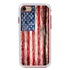 Guard Dog Land of Liberty Rugged American Flag Hybrid Phone Case for iPhone 7/8/SE , White
