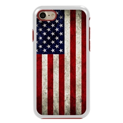 
Guard Dog Old Glory Rugged American Flag Hybrid Phone Case for iPhone 7/8/SE , White