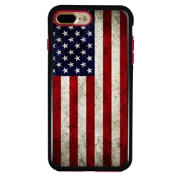 
Guard Dog Old Glory Rugged American Flag Hybrid Phone Case for iPhone 7 Plus / 8 Plus , Black