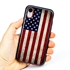Guard Dog Old Glory Rugged American Flag Hybrid Phone Case for iPhone XR , Black
