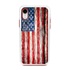 Guard Dog Land of Liberty Rugged American Flag Hybrid Phone Case for iPhone XR , White
