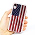 Guard Dog Star Spangled Banner Rugged American Flag Hybrid Phone Case for iPhone XR , White
