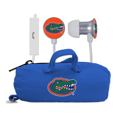 Florida Gators Scorch Earbuds + Mic with BudBag
