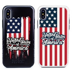 
Guard Dog American Flag Collection Hybrid Phone Case for iPhone X / XS 