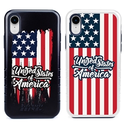 
Guard Dog American Flag Collection Hybrid Phone Case for iPhone XR 