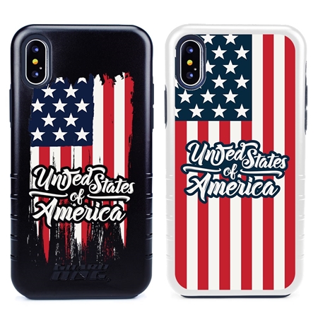 Guard Dog American Flag Collection Hybrid Phone Case for iPhone XS Max 
