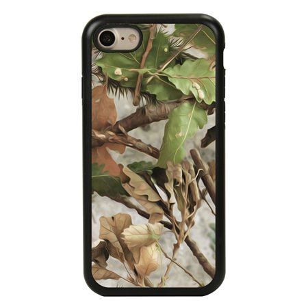 Guard Dog Light Oak Camo Hybrid Case for iPhone 7/8/SE , Black

