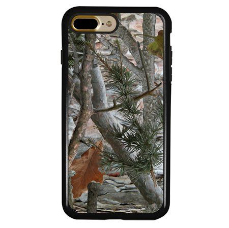 Guard Dog Pine and Oak Camo Hybrid Case for iPhone 7 Plus / 8 Plus , Black
