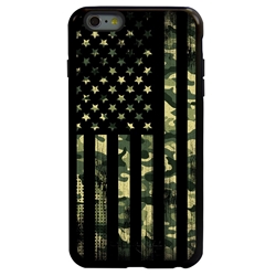 
Guard Dog Patriot Camo Hybrid Case for iPhone 6 Plus / 6S Plus , Black with Black Silicone