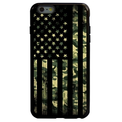 
Guard Dog Patriot Camo Hybrid Case for iPhone 6 Plus / 6S Plus , Black with Black Silicone