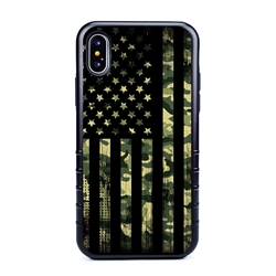 
Guard Dog Patriot Camo Hybrid Case for iPhone X / XS , Black with Black Silicone