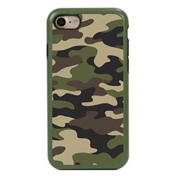 
Guard Dog Commando Camo Hybrid Case for iPhone 7/8/SE , Green with Black Silicone