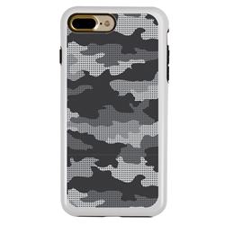 
Guard Dog Alpine Camo Hybrid Case for iPhone 7 Plus / 8 Plus , White with Black Silicone