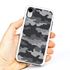 Guard Dog Alpine Camo Hybrid Case for iPhone XR , White with Black Silicone
