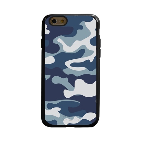 Guard Dog Maritime Camo Hybrid Case for iPhone 6 / 6S , Black with Black Silicone
