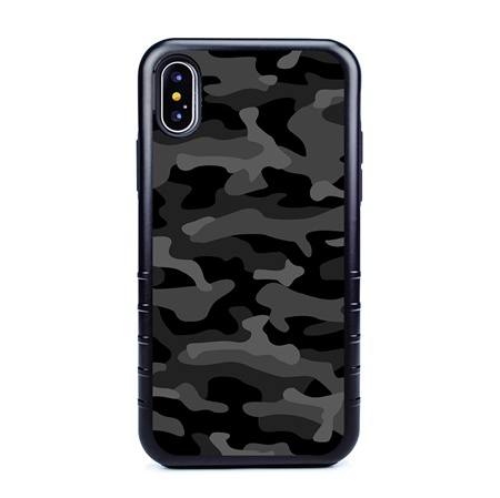 Guard Dog Stealth Camo Hybrid Case for iPhone XS Max , Black with Black Silicone
