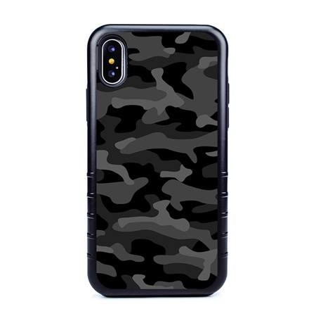 Guard Dog Stealth Camo Hybrid Case for iPhone XS Max , Black with Black Silicone
