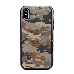 
Guard Dog Sierra Camo Hybrid Case for iPhone X / XS , Black with Black Silicone