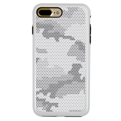 
Guard Dog Snow Camo Hybrid Case for iPhone 7 Plus / 8 Plus , White with Black Silicone