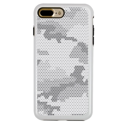 
Guard Dog Snow Camo Hybrid Case for iPhone 7 Plus / 8 Plus , White with Black Silicone