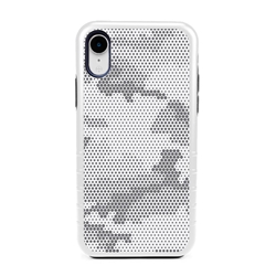 
Guard Dog Snow Camo Hybrid Case for iPhone XR , White with Black Silicone