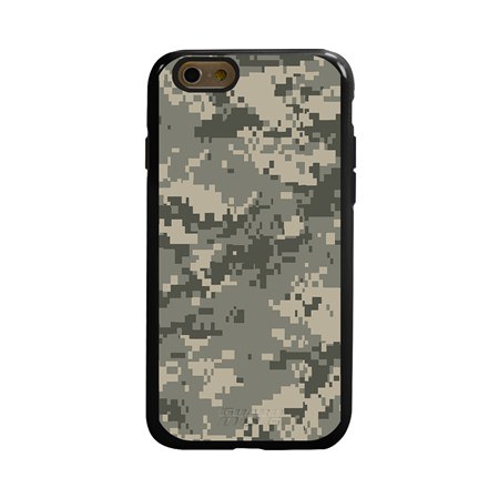 Guard Dog Modern Camo Hybrid Case for iPhone 6 / 6S , Black with Black Silicone
