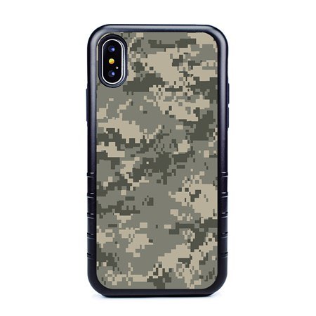 Guard Dog Modern Camo Hybrid Case for iPhone XS Max , Black with Black Silicone
