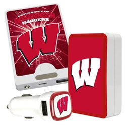 
QuikVolt Wisconsin Badgers Quick Charge Combo Pack