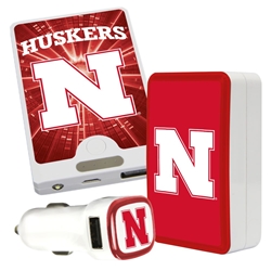 
QuikVolt Nebraska Cornhuskers Quick Charge Combo Pack