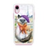 Guard Dog Bonjour Kitty Hybrid Phone Case for iPhone XR , White with Pink Silicone
