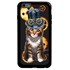 Guard Dog Steampunk Tabbie Hybrid Phone Case for iPhone 6 Plus / 6s Plus , Black with Dark Blue Silicone
