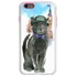 Guard Dog Basil in London Hybrid Phone Case for iPhone 6 Plus / 6s Plus , White with Pink Silicone
