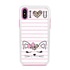 Guard Dog Flirty Kitty Hybrid Phone Case for iPhone XS Max , White with Pink Silicone
