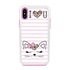 Guard Dog Flirty Kitty Hybrid Phone Case for iPhone XS Max , White with Pink Silicone
