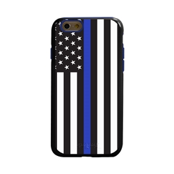 
Guard Dog Honor Thin Blue Line Cases for iPhone 6 / 6s , Black / Blue