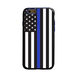 
Guard Dog Honor Thin Blue Line Cases for iPhone 6 / 6s , Black / Blue