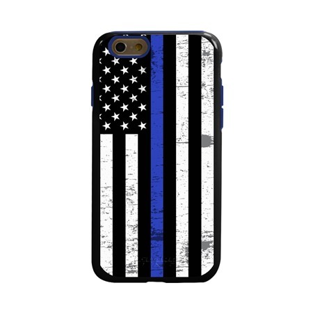 Guard Dog Hero Thin Blue Line Cases for iPhone 6 / 6s , Black / Blue

