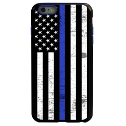 
Guard Dog Hero Thin Blue Line Cases for iPhone 6 Plus / 6s Plus , Black / Blue