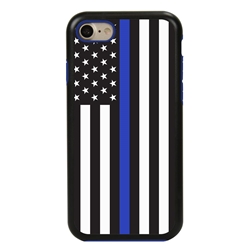 
Guard Dog Honor Thin Blue Line Cases for iPhone 7/8/SE , Black / Blue