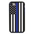 Guard Dog Honor Thin Blue Line Cases for iPhone 7/8/SE , Black / Blue
