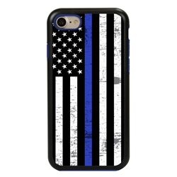 
Guard Dog Hero Thin Blue Line Cases for iPhone 7/8/SE , Black / Blue