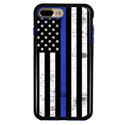 
Guard Dog Hero Thin Blue Line Cases for iPhone 7 Plus / 8 Plus , Black / Blue