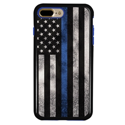 
Guard Dog Legend Thin Blue Line Cases for iPhone 7 Plus / 8 Plus , Black / Blue