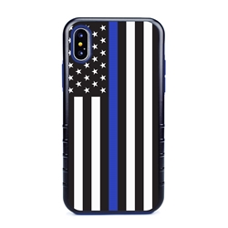 
Guard Dog Honor Thin Blue Line Cases for iPhone X / XS, Black / Blue