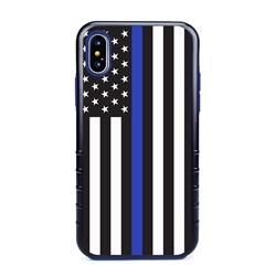 
Guard Dog Honor Thin Blue Line Cases for iPhone X / XS, Black / Blue