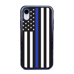 
Guard Dog Honor Thin Blue Line Cases for iPhone XR , Black / Blue