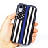 Guard Dog Honor Thin Blue Line Cases for iPhone XR , Black / Blue
