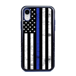 
Guard Dog Hero Thin Blue Line Cases for iPhone XR , Black / Blue